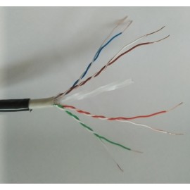 ΚΑΛΩΔΙΟ ΥΠΟΓΕΙΟ UTP PET CAT 6 ΜΑΥΡΟ ( 500 ΜΤ )