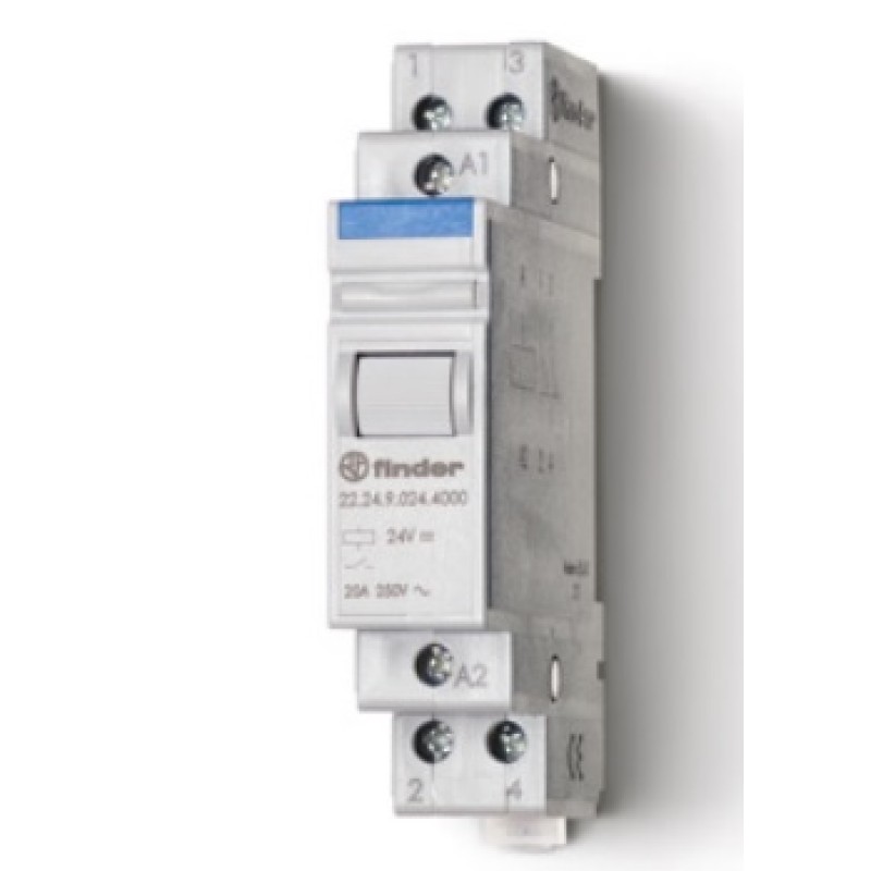 22.24 110V DC ΡΕΛΕ ΙΣΧΥΟΣ ΤΥΠΟΥ ΑΣΦΑΛΕΙΑΣ 20A 22.24.9.110.4000