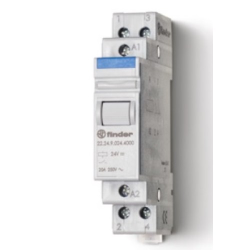 22.24 230V AC ΡΕΛΕ ΙΣΧΥΟΣ ΤΥΠΟΥ ΑΣΦΑΛΕΙΑΣ 20A 22.24.8.230.4000