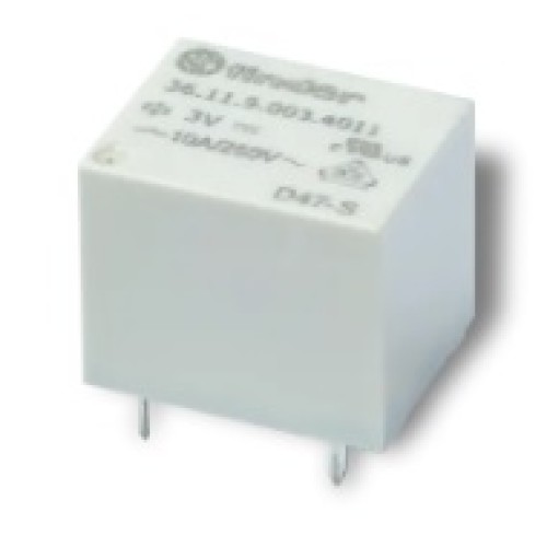36.11 MINI ΡΕΛΕ PCB ( 1 ΜΕΤΑΓΩΓΙΚΗ ΕΠΑΦΗ ) 10Α