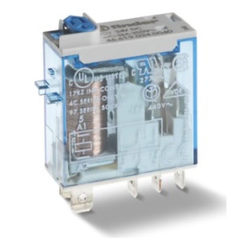 46.61 12V DC MINI ΡΕΛΕ ΒΙΟΜΗΧΑΝΙΚΟ ΒΑΣΗΣ 16Α 46.61.9.012.0040