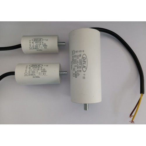 ΠΥΚΝΩΤΕΣ DELK ΜΟΝΙΜΟΥ ΛΕΙΤΟΥΡΓΙΑΣ FASTON 450V ΜΕ ΚΑΛΩΔΙΟ