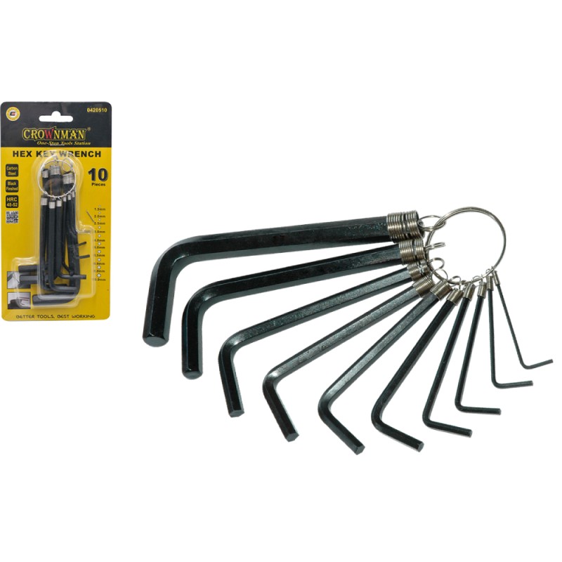 ΣΕΤ 10 ΚΛΕΙΔΙΑ CARBON STEEL