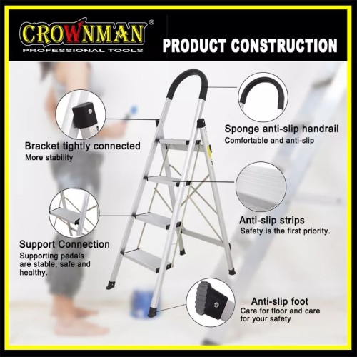 ΟΙΚΙΑΚΗ ΣΚΑΛΑ ΑΛΟΥΜΙΝΙΟΥ ( 4 ΣΚΑΛΙΑ )